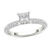 Thumbnail Image 1 of Previously Owned - 1 CT. T.W. Princess-Cut Diamond Engagement Ring in 14K White Gold