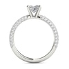 Thumbnail Image 3 of Previously Owned - 1 CT. T.W. Princess-Cut Diamond Engagement Ring in 14K White Gold