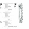Thumbnail Image 2 of Previously Owned - 1/4 CT. T.W. Diamond Linear Earrings in 10K White Gold