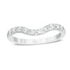 Thumbnail Image 1 of Previously Owned - Love's Destiny by Zales 1/3 CT. T.W. Diamond Contour Wedding Band in 14K White Gold
