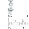 Thumbnail Image 2 of Previously Owned - 2-7/8 CT. T.W. Diamond Frame Line Bracelet in 10K White Gold