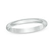 Thumbnail Image 1 of Previously Owned - Ladies' 2.0mm Comfort-Fit Wedding Band in 14K White Gold