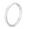Thumbnail Image 2 of Previously Owned - Ladies' 2.0mm Comfort-Fit Wedding Band in 14K White Gold