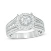 Thumbnail Image 1 of Previously Owned - 1 CT. T.W. Diamond Frame Multi-Row Engagement Ring in 10K White Gold