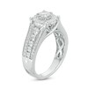 Thumbnail Image 2 of Previously Owned - 1 CT. T.W. Diamond Frame Multi-Row Engagement Ring in 10K White Gold