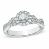 Thumbnail Image 1 of Previously Owned - Celebration Ideal 1/2 CT. T.W. Diamond Engagement Ring in 14K White Gold (I/I1)