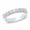 Thumbnail Image 1 of Previously Owned - 3/4 CT. T.W. Diamond Seven Stone Anniversary Band in 14K White Gold (I/SI2)