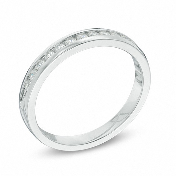 Previously Owned - 1/4 CT. T.w. Diamond Anniversary Band in 14K White Gold (I/Si2)