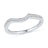 Thumbnail Image 4 of Previously Owned - 1/4 CT. T.W. Diamond Swirl Frame Bridal Set in Sterling Silver