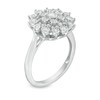 Thumbnail Image 2 of Previously Owned - 1/2 CT. T.W. Diamond Sunburst Ring in 10K White Gold