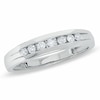 Thumbnail Image 1 of Previously Owned - Ladies' 1/6 CT. T.W. Diamond Wedding Band in 10K White Gold