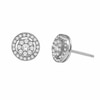 Thumbnail Image 1 of Previously Owned - 1/2 CT. T.W. Composite Diamond Frame Stud Earrings in 10K White Gold