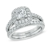 Thumbnail Image 0 of Previously Owned - 2 CT. T.W. Diamond Square Frame Bridal Set in 14K White Gold