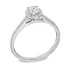 Thumbnail Image 2 of Previously Owned - 1/2 CT. T.W. Diamond Frame Engagement Ring in 14K White Gold
