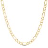 Thumbnail Image 1 of Previously Owned - Men's 7.2mm Light Figaro Chain Necklace in 14K Gold - 26"
