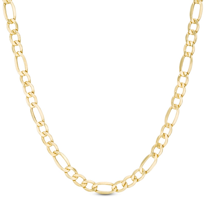 Main Image 1 of Previously Owned - Men's 7.2mm Light Figaro Chain Necklace in 14K Gold - 26"