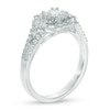 Thumbnail Image 2 of Previously Owned - 3/4 CT. T.W. Diamond Frame Engagement Ring in 10K White Gold