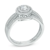 Thumbnail Image 2 of Previously Owned - 1/2 CT. T.W. Diamond Frame Bridal Set In 10K White Gold