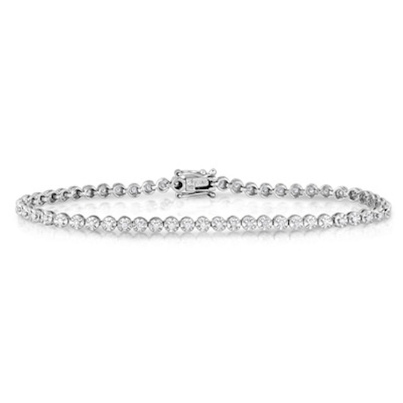 Previously Owned - Adorne Collection 1/2 CT. T.w. Diamond Tennis Bracelet in 10K White Gold