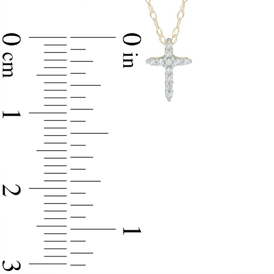 Previously Owned - Diamond Accent Bold Cross Pendant in 10K Gold