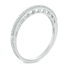 Thumbnail Image 2 of Previously Owned - 1/20 CT. T.W. Diamond Vintage-Style Anniversary Band in 10K White Gold