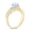 Thumbnail Image 2 of Previously Owned - 1 CT. T.W. Diamond Bypass Past Present Future® Engagement Ring in 14K Gold