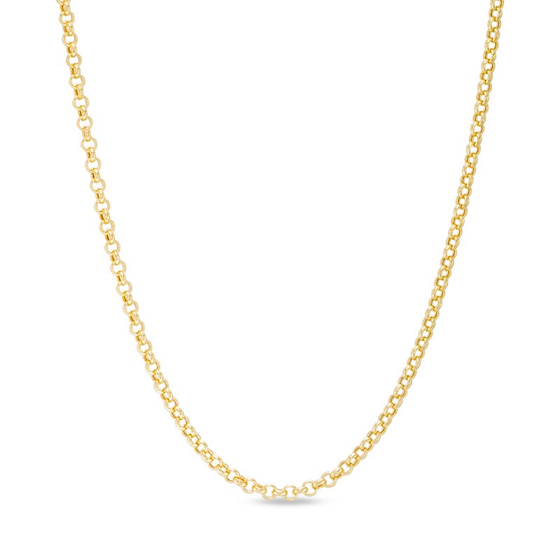 Main Image 1 of Previously Owned - Men's 2.3mm Rolo Chain Necklace in 14K Gold - 30"