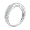 Thumbnail Image 2 of Previously Owned - 1/2 CT. T.W. Diamond Crossover Anniversary Band in 14K White Gold