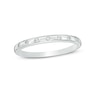 Thumbnail Image 1 of Previously Owned - Diamond Accent Wedding Band in 14K White Gold (H/SI2)