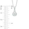 Thumbnail Image 2 of Previously Owned - 3/8 CT. T.W. Diamond Two Stone Pendant in 14K White Gold (I/I1)