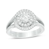 Thumbnail Image 1 of Previously Owned - Vera Wang Love Collection 1 CT. T.W. Diamond Split Shank Engagement Ring in 14K White Gold