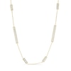 Thumbnail Image 1 of Previously Owned - Made in Italy Glitter Enamel Bar Station Necklace in 14K Gold