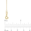 Thumbnail Image 2 of Previously Owned - Made in Italy Glitter Enamel Bar Station Necklace in 14K Gold