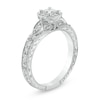 Thumbnail Image 2 of Previously Owned - 1/2 CT. T.W. Princess-Cut Diamond Frame Vintage-Style Engagement Ring in 10K White Gold