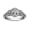 Thumbnail Image 1 of Previously Owned - Cherished Promise Collection™ 1/3 CT. T.W. Diamond Three Stone Frame Promise Ring in 10K White Gold