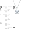 Thumbnail Image 2 of Previously Owned - 1/3 CT. Diamond Solitaire Pendant in 14K White Gold