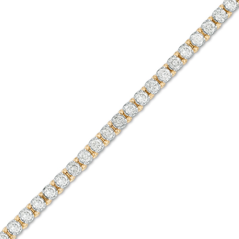 Previously Owned - 4 CT. T.W. Diamond Tennis Bracelet in 10K Gold