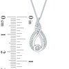 Thumbnail Image 4 of Previously Owned - Interwoven™ 1/5 CT. T.W. Diamond Pendant in 10K White Gold - 19&quot;