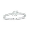 Thumbnail Image 1 of Previously Owned - Ever Us® 1/3 CT. T.W. Two-Stone Pear-Shaped Diamond Ring in 10K White Gold