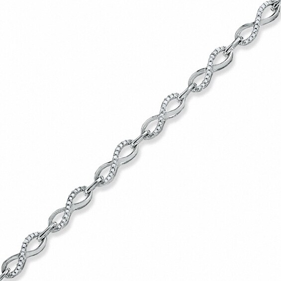 Previously Owned - 1/2 CT. T.w. Diamond Fashion Bracelet in 10K White Gold