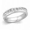 Thumbnail Image 1 of Previously Owned - 1/4 CT. T.W.  Princess-Cut Diamond Wedding Band in 14K White Gold (I/SI2)