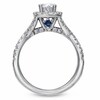 Thumbnail Image 2 of Previously Owned - Vera Wang Love Collection 1 CT. T.W. Diamond Frame Engagement Ring in 14K White Gold