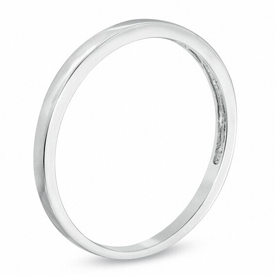Previously Owned - 1.5mm Wedding Band in 10K White Gold