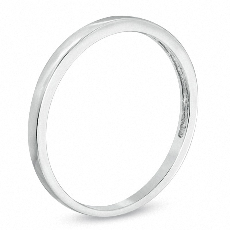 Main Image 2 of Previously Owned - 1.5mm Wedding Band in 10K White Gold