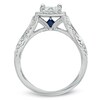 Thumbnail Image 3 of Previously Owned - Vera Wang Love Collection 1 CT. T.W. Quad Princess-Cut Diamond Engagement Ring in 14K White Gold