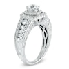 Thumbnail Image 1 of Previously Owned - Celebration Ideal 1-1/2 CT. T.W. Diamond Frame Engagement Ring in 14K White Gold