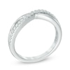 Thumbnail Image 2 of Previously Owned - 1/4 CT. T.W. Diamond Split Shank Wedding Band in 14K White Gold