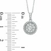 Thumbnail Image 2 of Previously Owned - 1/2 CT. T.W. Diamond Double Frame Pendant in 10K White Gold
