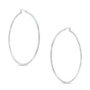 Thumbnail Image 1 of Previously Owned - 62mm Hoop Earrings in Sterling Silver