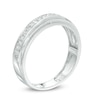 Thumbnail Image 2 of Previously Owned - 1/4 CT. T.W. Diamond Vintage-Style Wedding Band in 10K White Gold